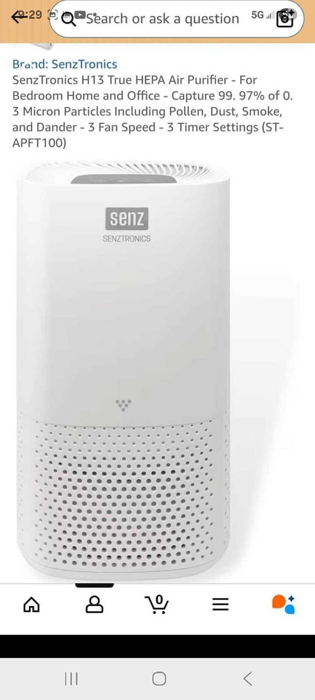 Senztronics Air Purifier
