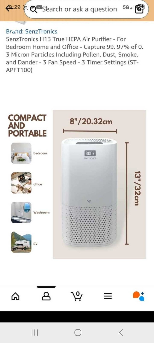 Senztronics Air Purifier - photo 2