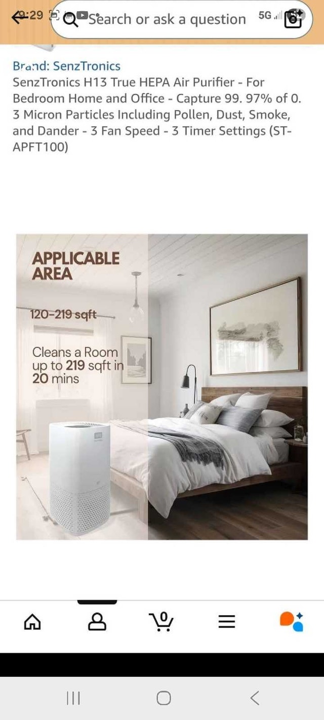 Senztronics Air Purifier - photo 3