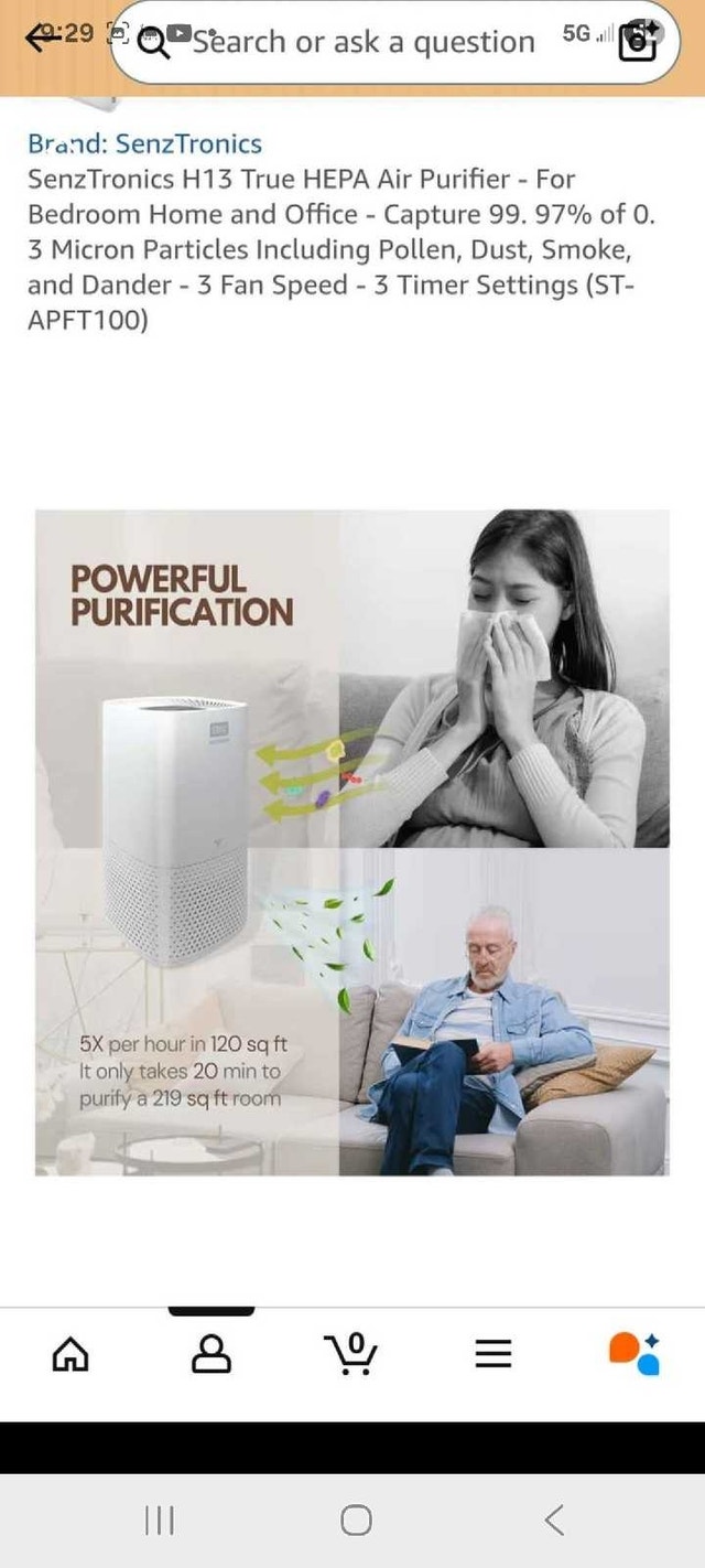 Senztronics Air Purifier - photo 4