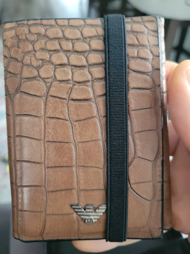 NEW Giorgio Armani Wallet genuine leather - photo 5