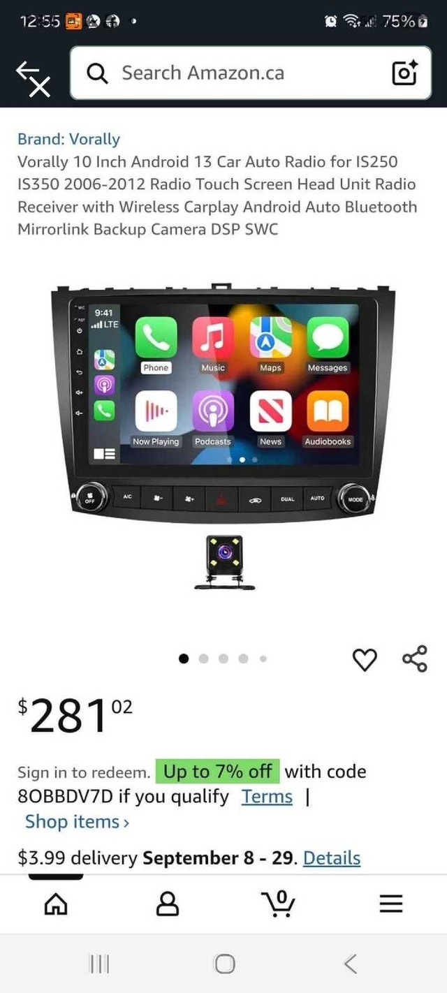 Sterio Screen for Lexus