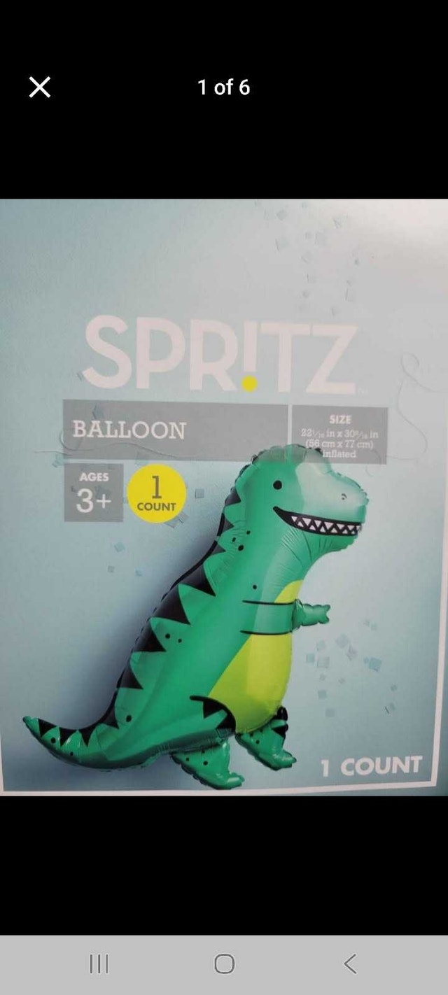 Spritz Dinosaur Balloon