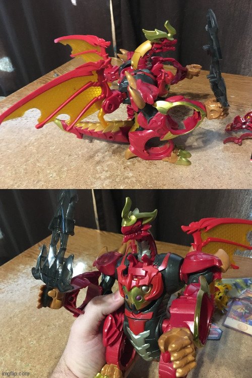 BAKUGAN TOY LOT SPINMASTER DRAGONOID - photo 2