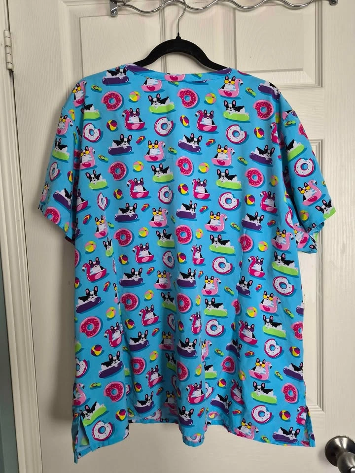Cute scrub shirt 3xl - photo 2