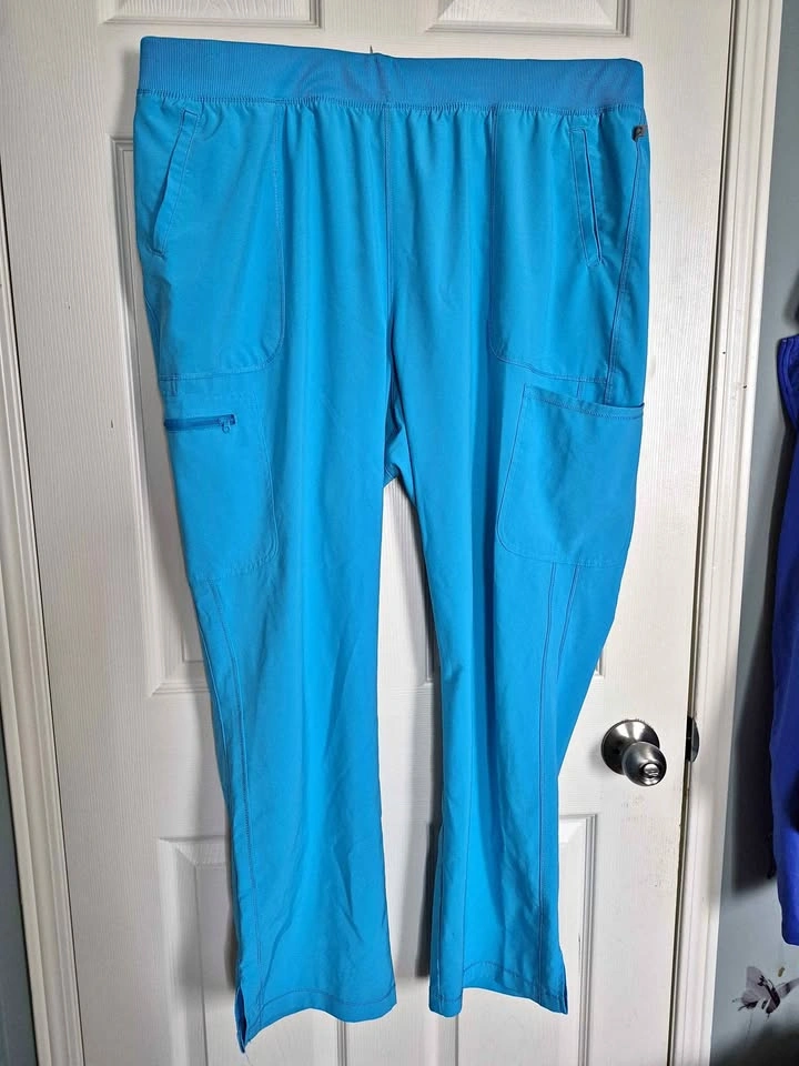 Light blue scrub pants