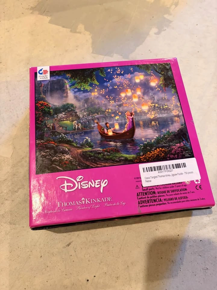 Ceaco Thomas Kinkade Disney Tangled 750 Piece Jigsaw Puzzle - photo 2