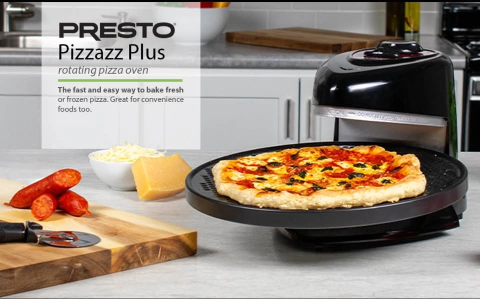 NEW Presto Pizzazz Plus Rotating Pizza Oven - photo 2
