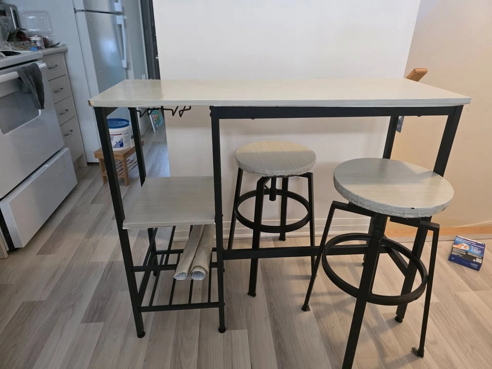 Dining set with 2 adjustable chairs - photo 2