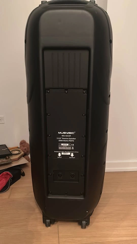 Musysic 5000W Portable PA System with Cordless Microphones - photo 2