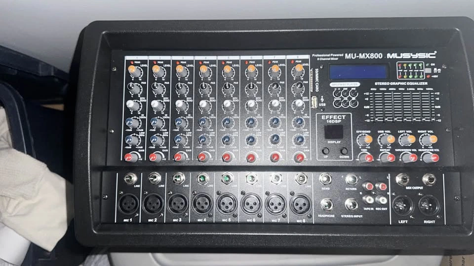 Musysic 5000W Portable PA System with Cordless Microphones - photo 3