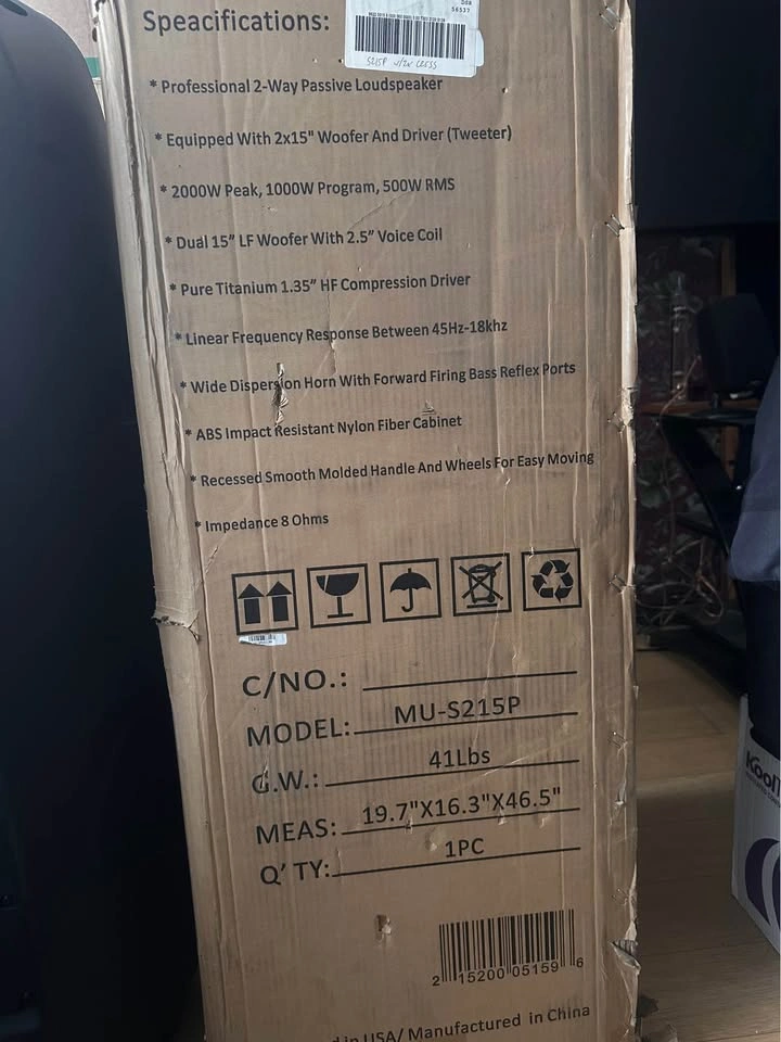 Musysic 5000W Portable PA System with Cordless Microphones - photo 4