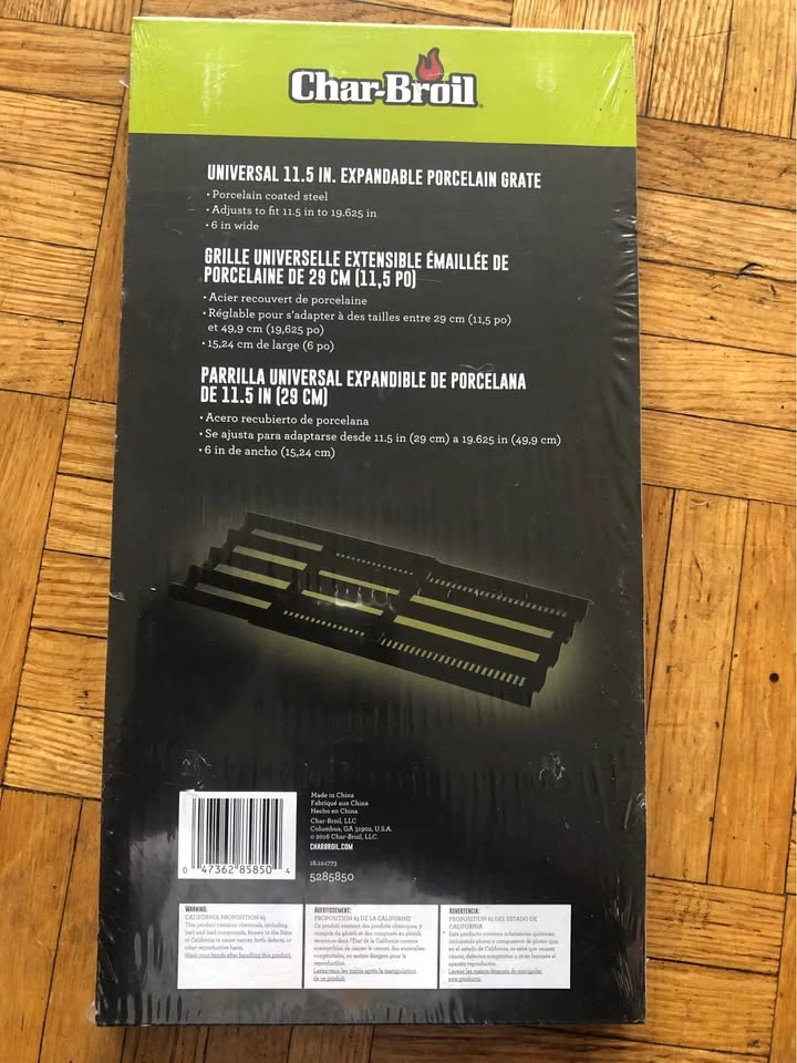 Char-broil expandable porcelain grate - photo 3
