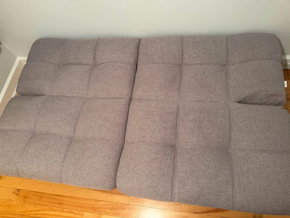 KOMFOTT Convertible Futon Sofa Bed – Grey - photo 2