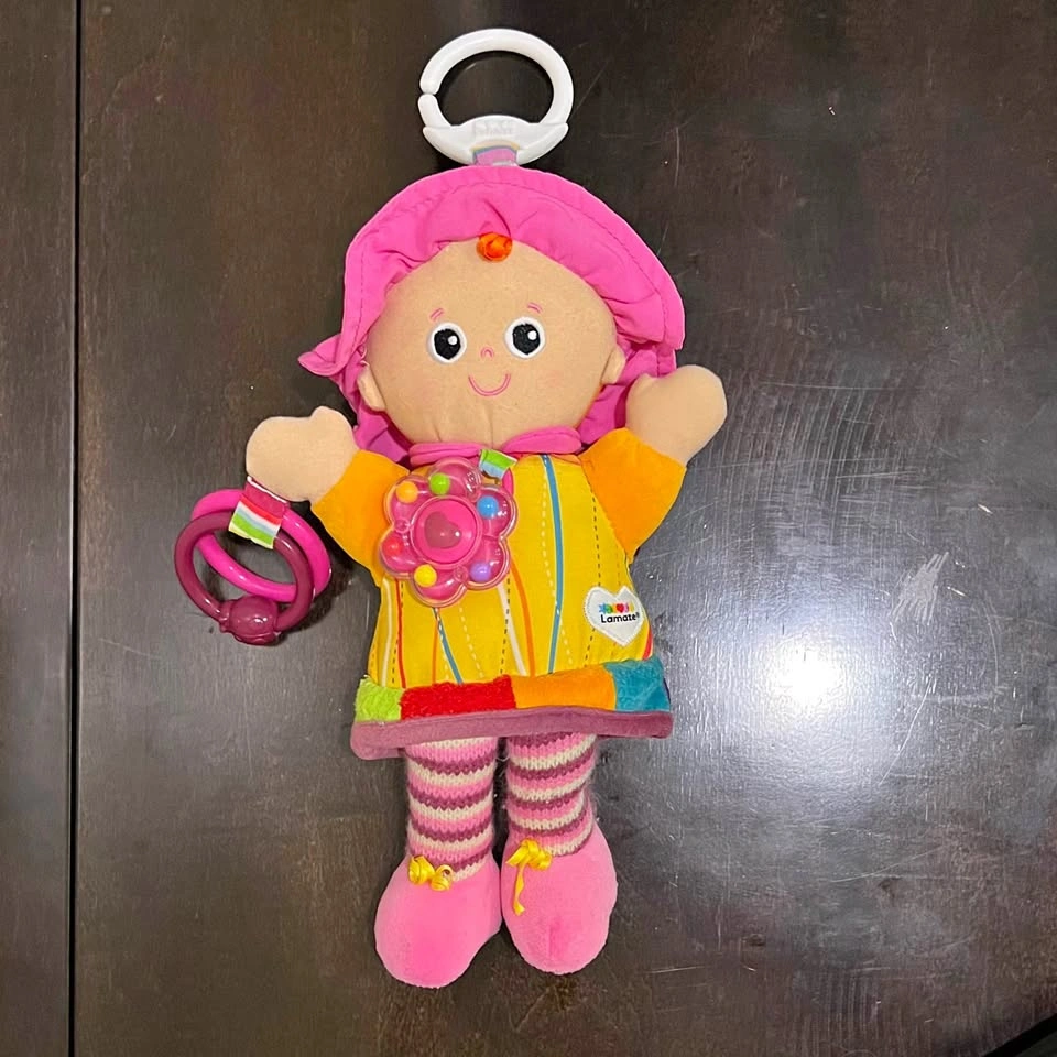 Tomy Lamaze My Friend Emily Girl Doll Stroller Crib Toy