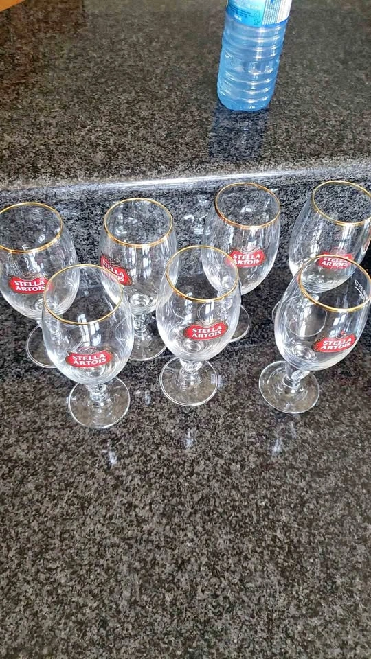 Stella Artois Chalice Glasses 33cl (Set of 7)