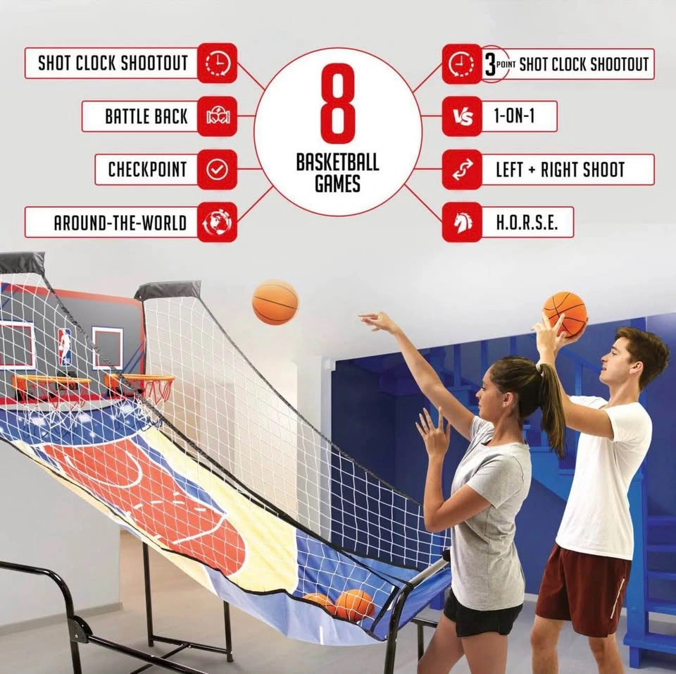 Official NBA 48" Foldable Indoor Arcade Basketball Game - photo 2