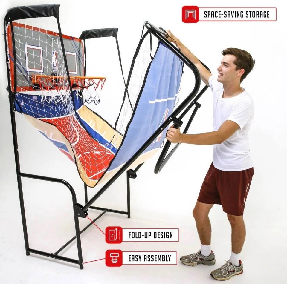 Official NBA 48" Foldable Indoor Arcade Basketball Game - photo 4