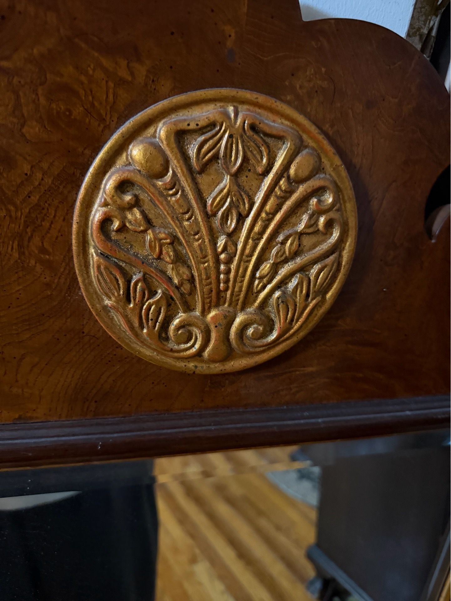 Vintage 1983 Henredon Aston Court Chippendale Mahogany Mirror - photo 5
