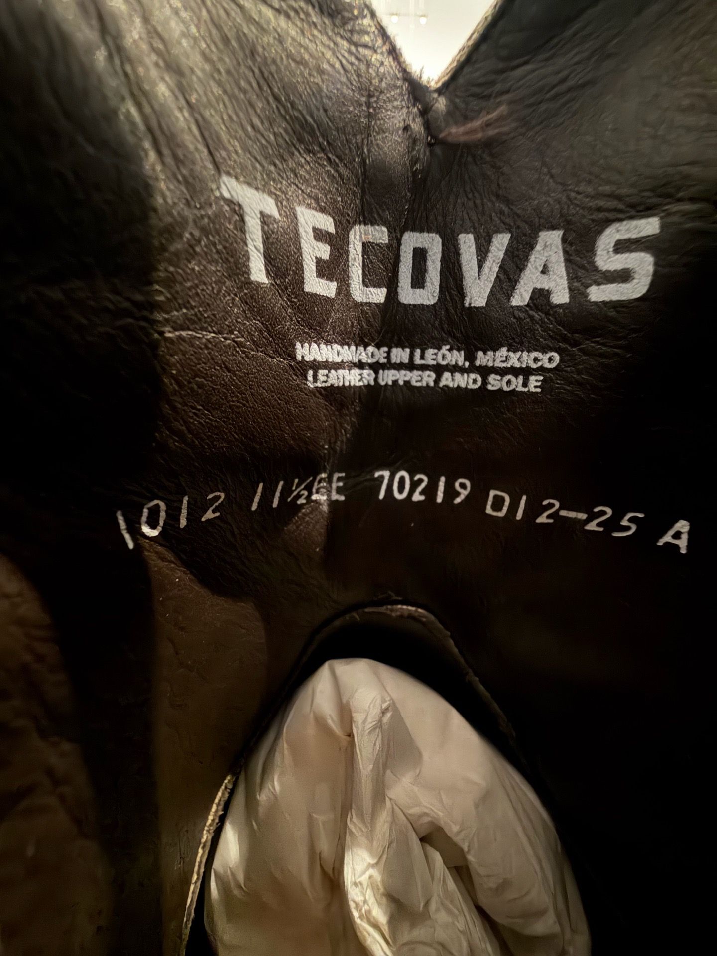 TECOVAS The Dean Cafe Goat Western Boots 11.5 EE - photo 2