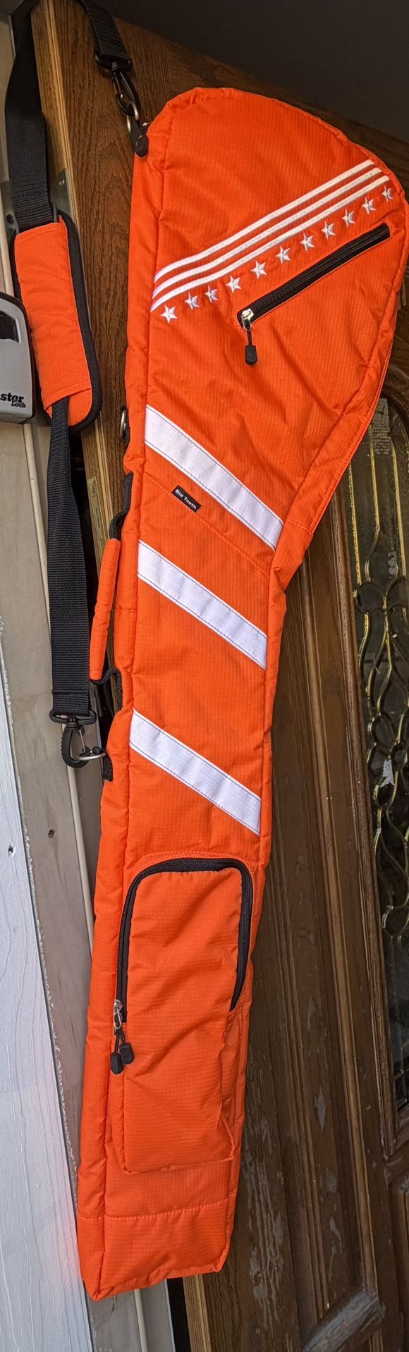 Orange Big Tooth golf club carry bag