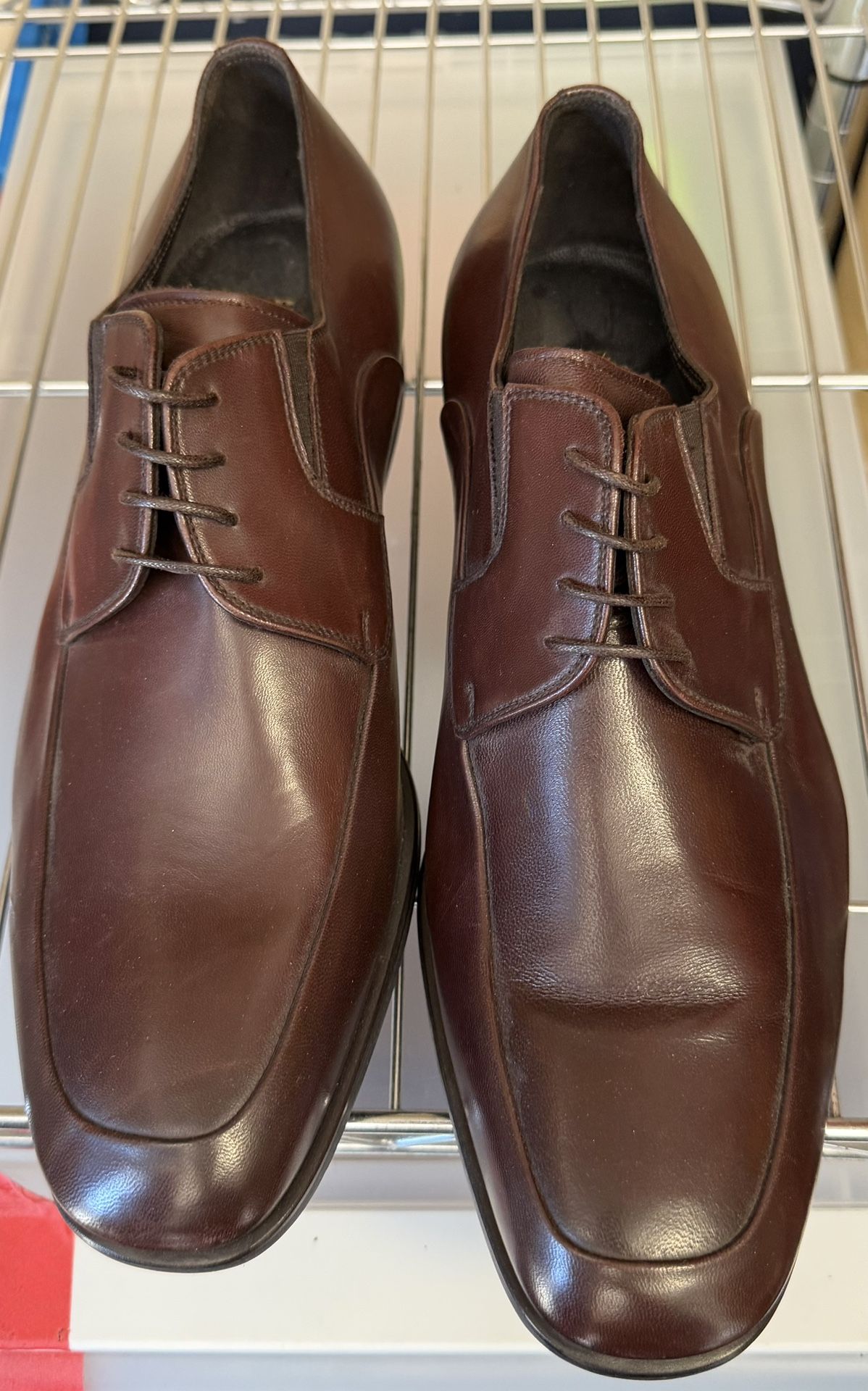 Bruno Magli Leather Lace-up Shoes 8.5M
