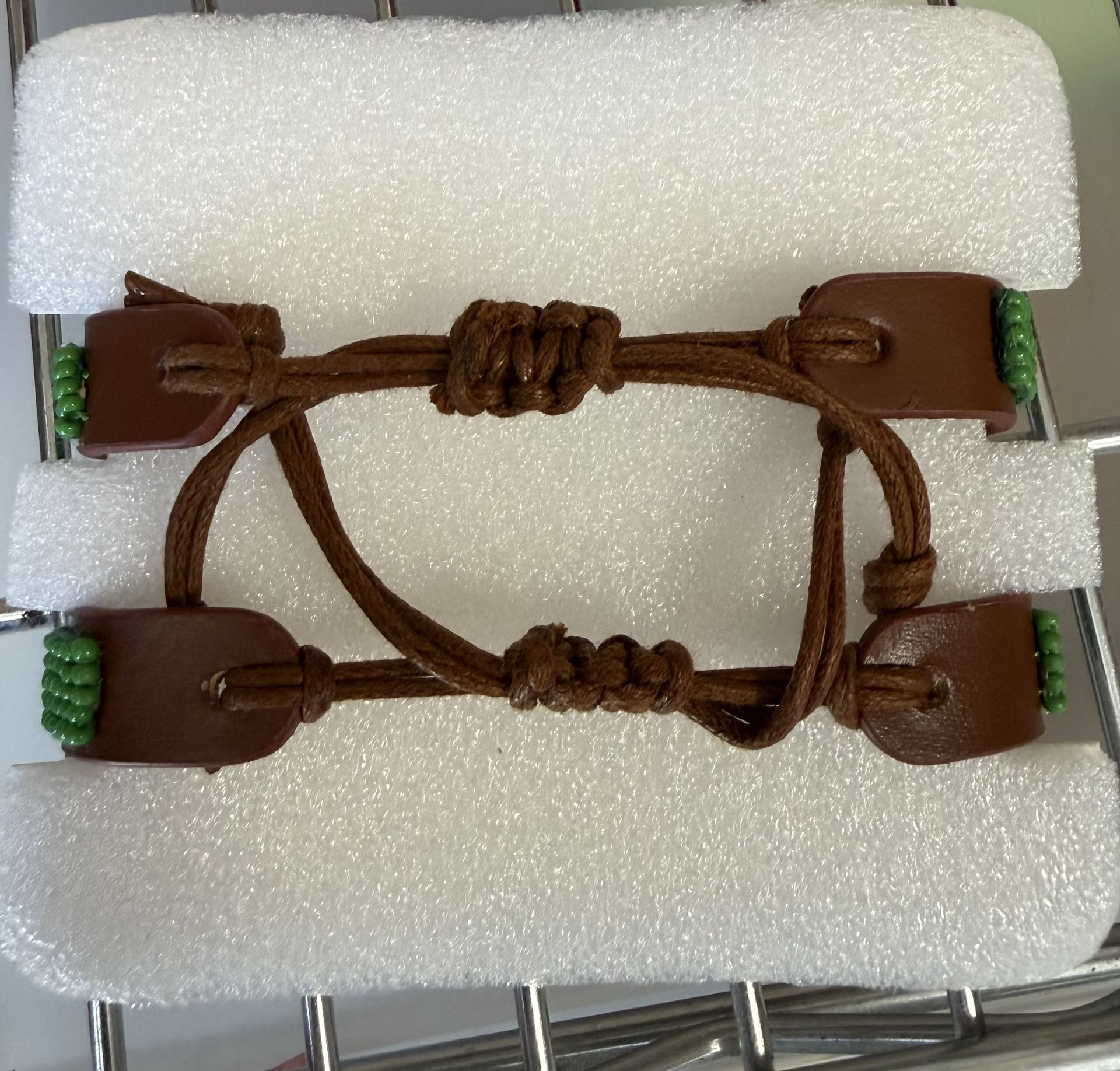Leather Beaded Bracelet Set Enough - photo 2