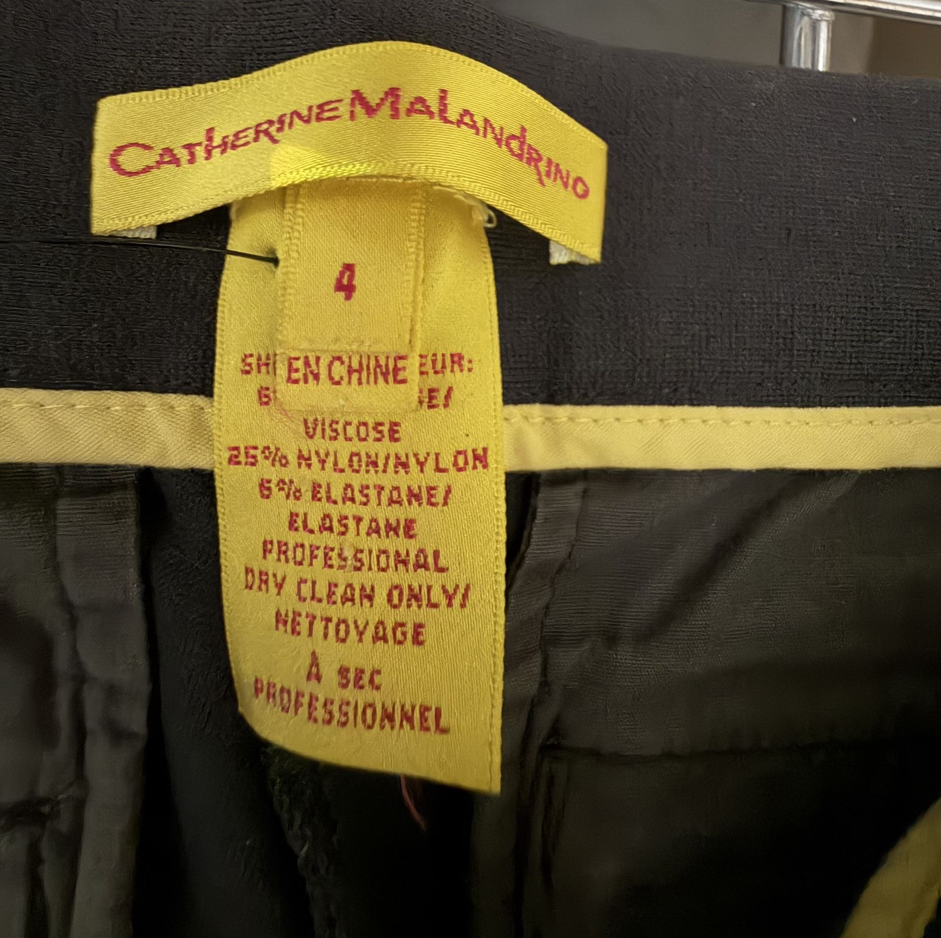 Catherine Malandrino pants. Dark grey color, size 4. - photo 2