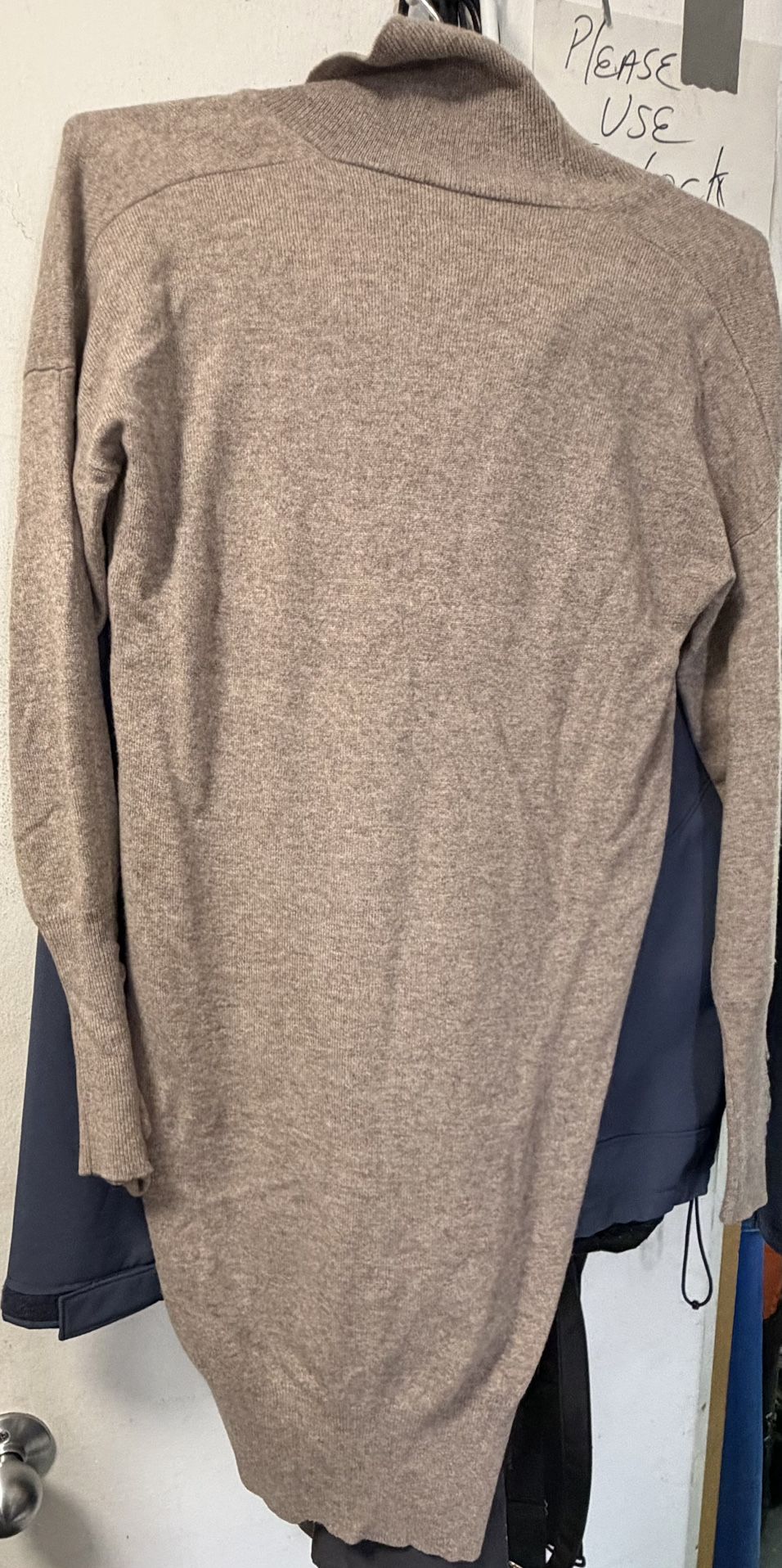 RIVAMONTI Cowl Neck Tunic Sweater with Pockets Ruched Sleeves - photo 2