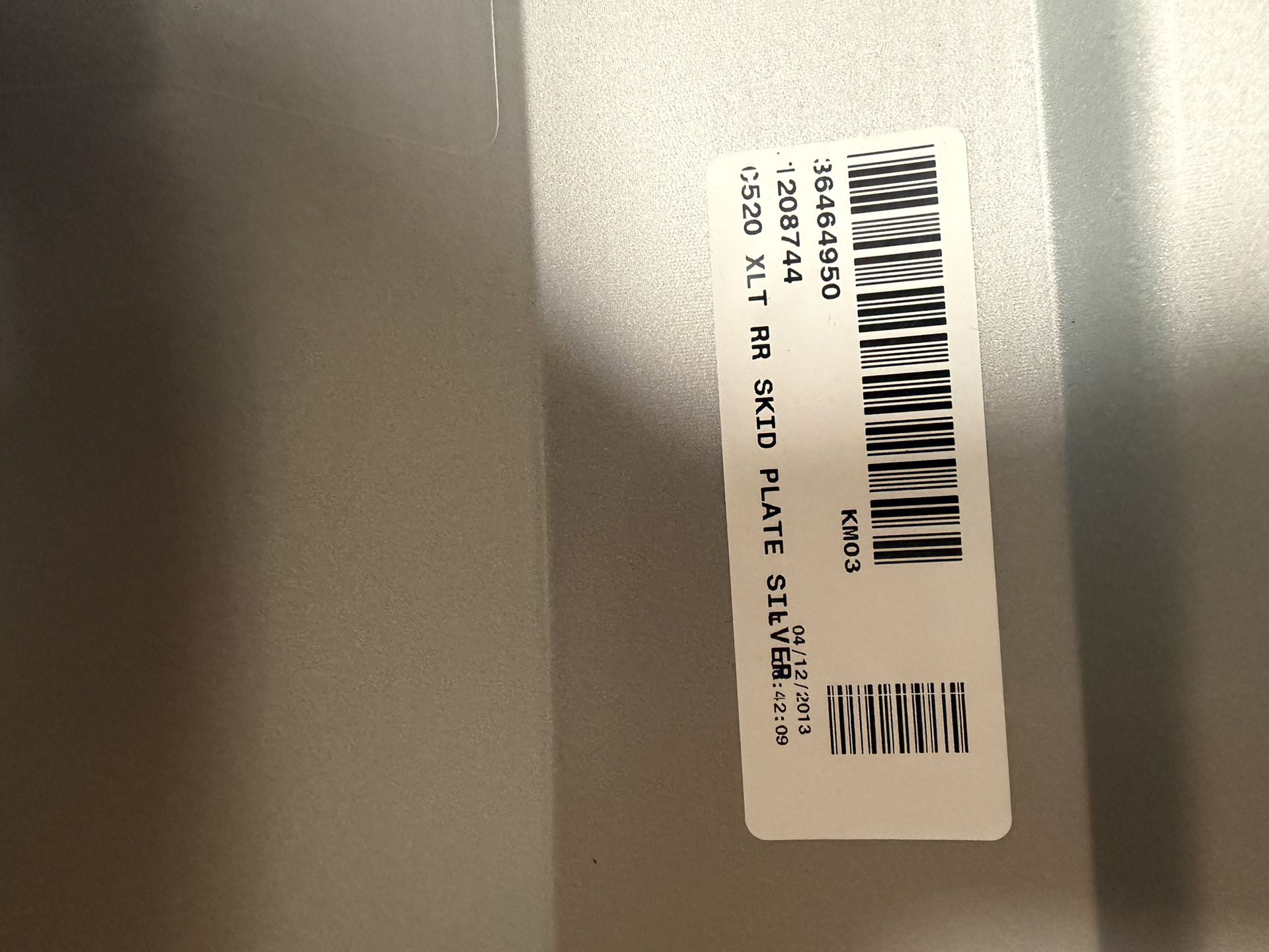 Ford Escape RR Skid Plate Silver - photo 3