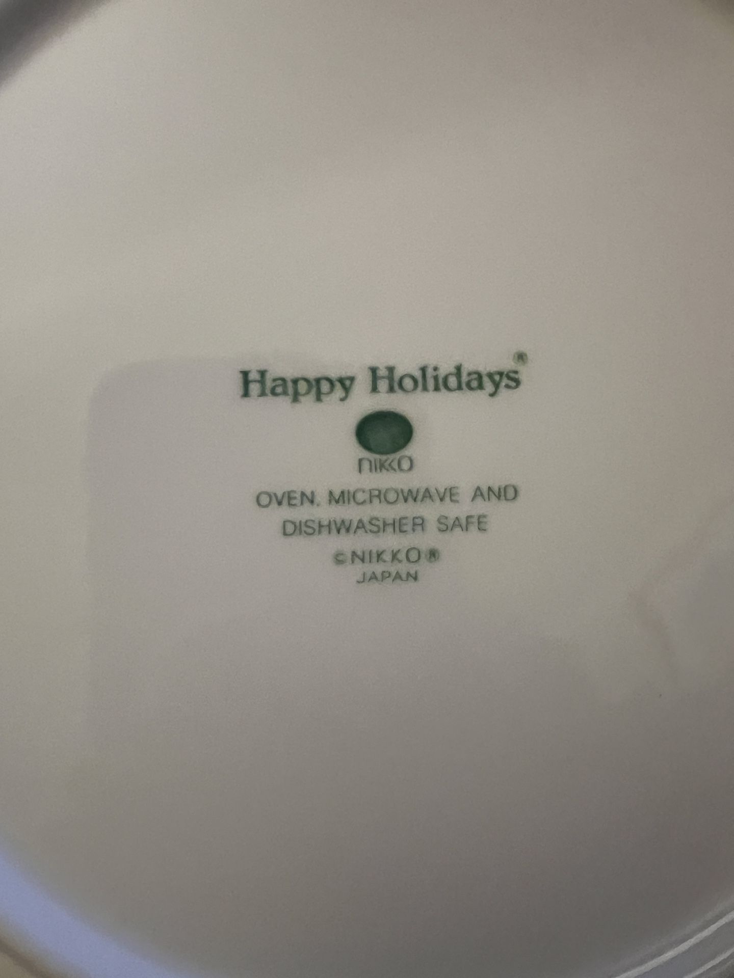 Nikko Diner Plate Happy Holidays collection - photo 2