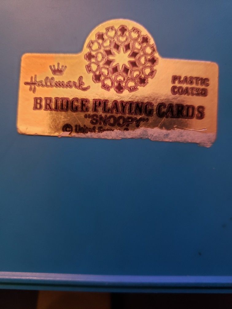 Hallmark Bridge Playing Cards Snoopy - photo 2