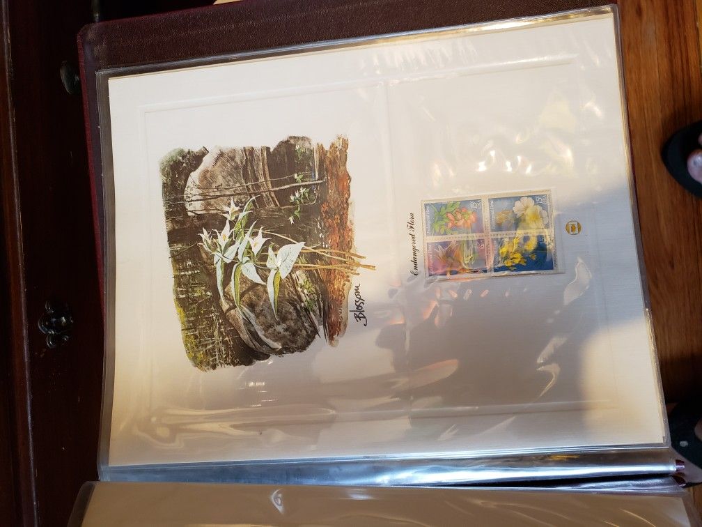 Stamp binder with stamps - photo 3