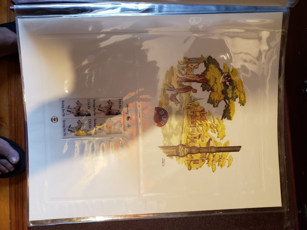 Stamp binder with stamps - photo 5