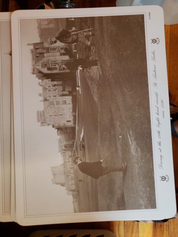 St Andrews Link Club House Placemats collection - photo 4