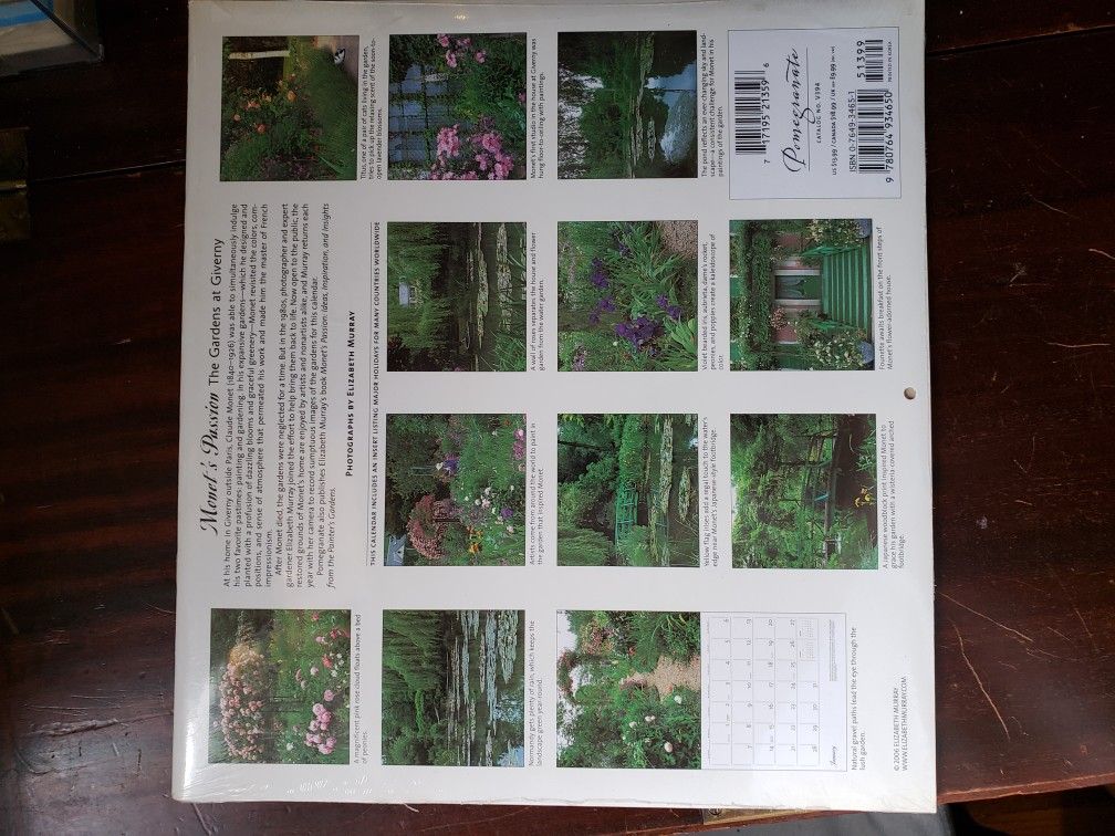 2007 Monet's Passion Calendar - photo 4