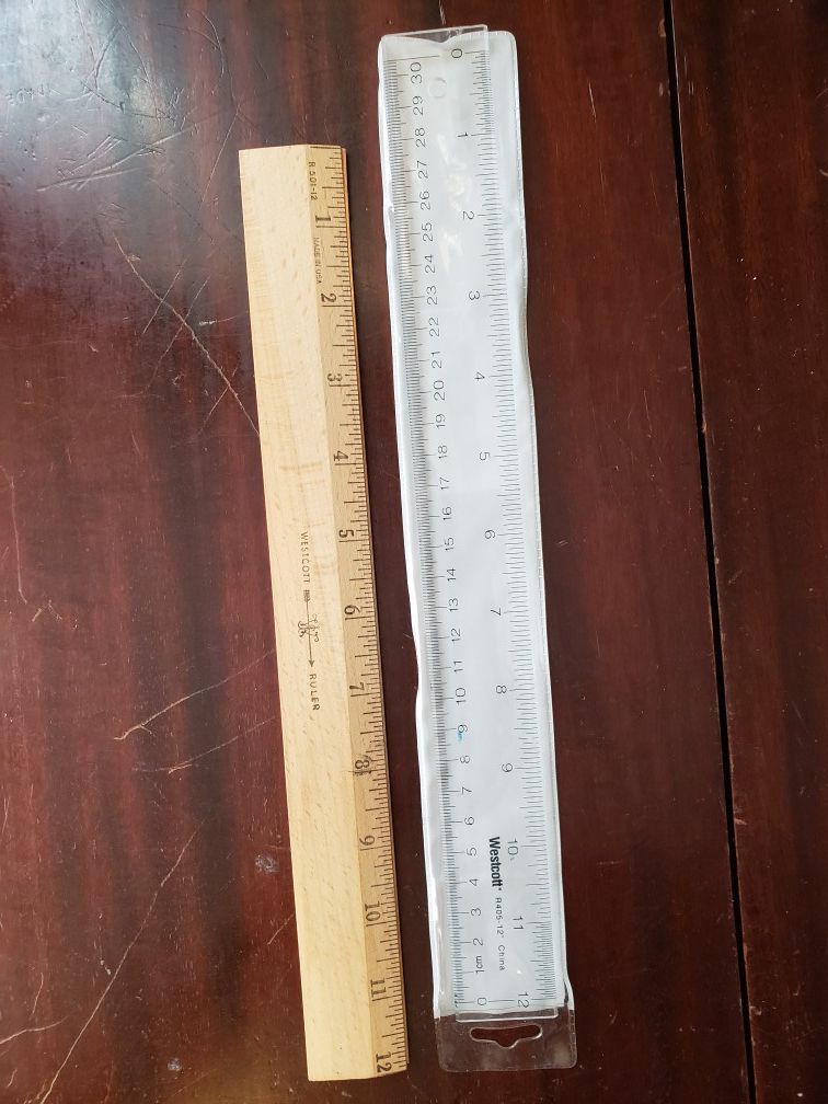 Westcott Wood Ruler - photo 2