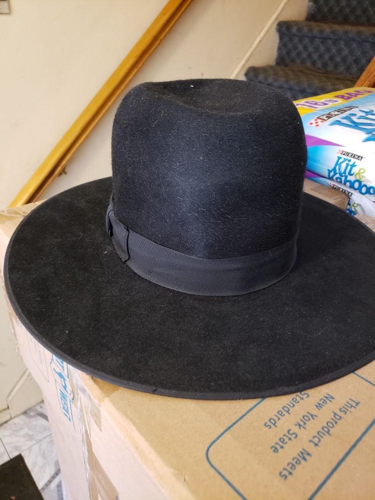 Stetson 7-3/8 Black Hat