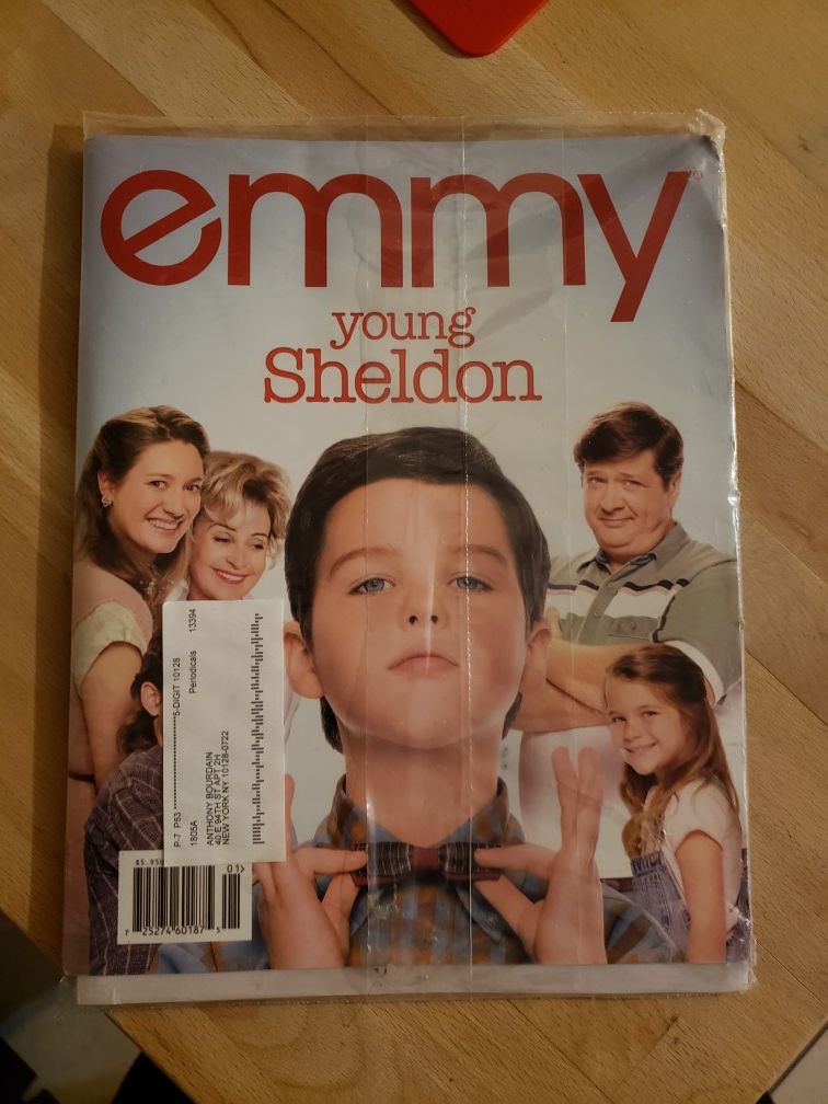 emmy magazine for the late Anthony Bourdain - photo 2
