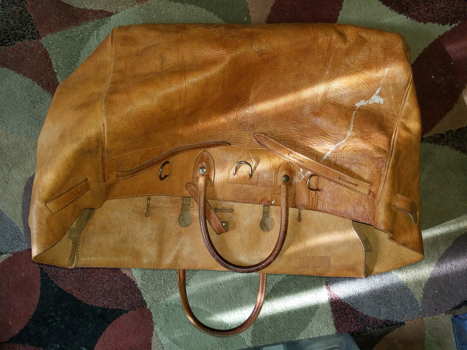 Original Cowhide Leather Travel bag Set - photo 2