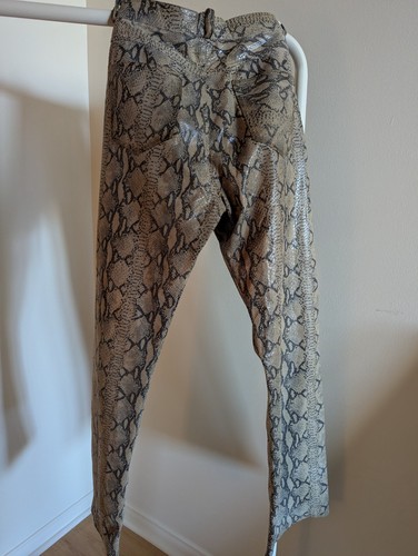 Vintage Camanchi Leathers London Snakeskin Print Pants - 32 - photo 2