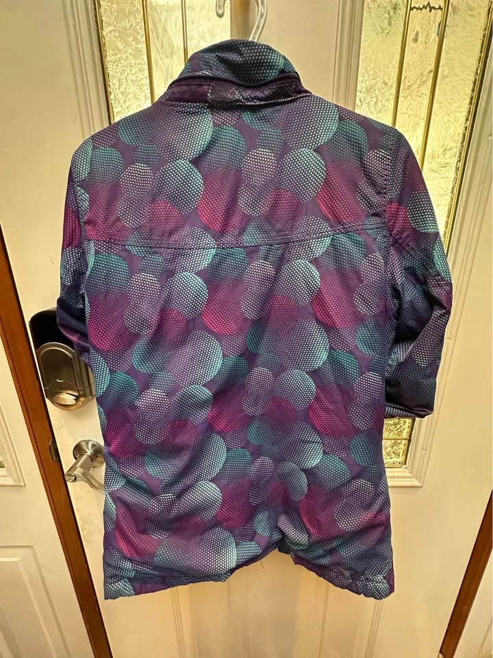 Vintage OP Techride 90s Ski Jacket – Retro Purple Teal Snow Coat - photo 4