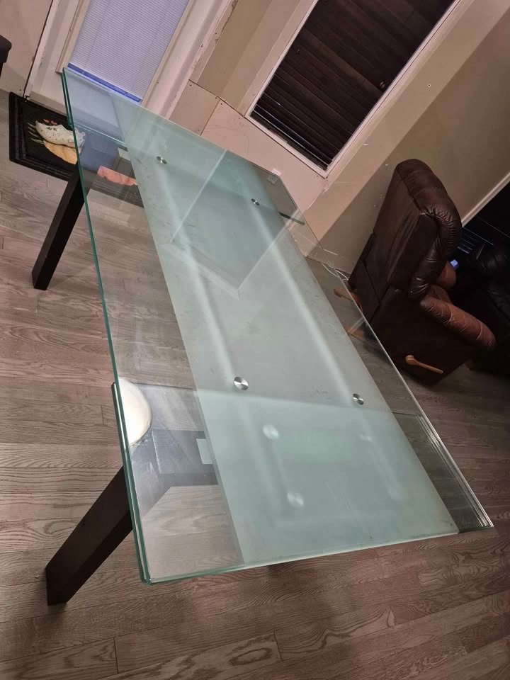 Extendable Glass Dining Table, Coffee Table and Side Table set - photo 3