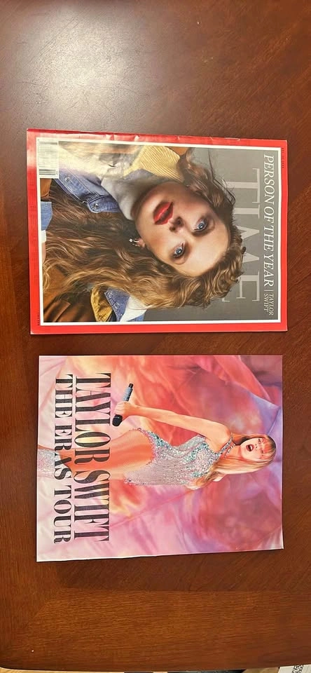 Taylor Swift Time magazine and Eras Tour poster