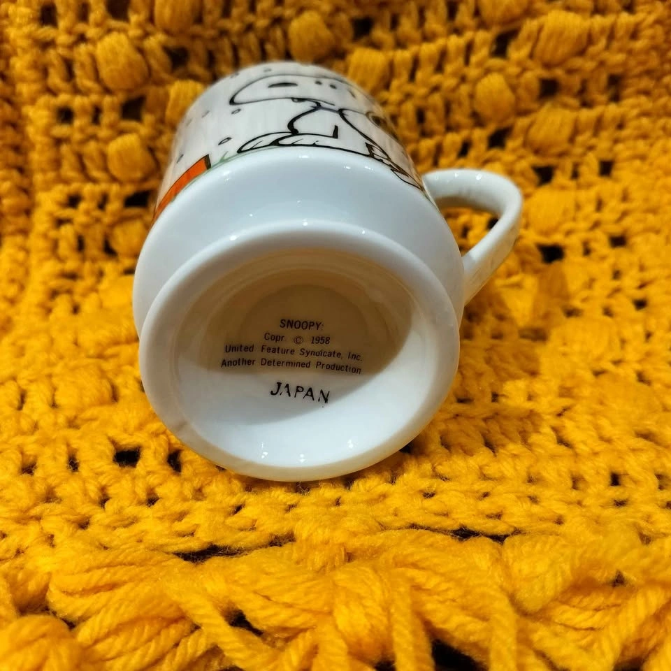 Vintage 50s Snoopy Mug "I hate It When It Snows On My French Toa - photo 5