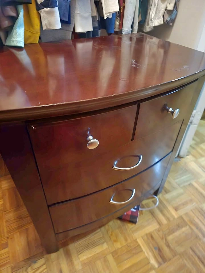 Small Wooden Bed Side Dresser