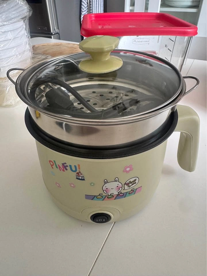 Pinfu Electric Hot Pot with Steamer
