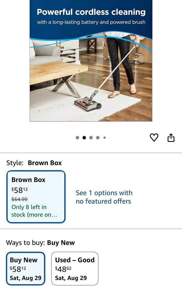 BISSELL Perfect Sweep Turbo Cordless Sweeper