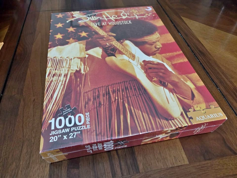 Sealed Jimi Hendrix Woodstock 1000 Piece Jigsaw Puzzle