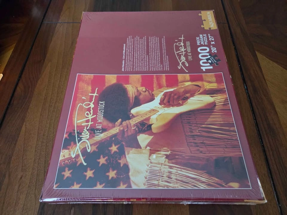 Sealed Jimi Hendrix Woodstock 1000 Piece Jigsaw Puzzle - photo 5